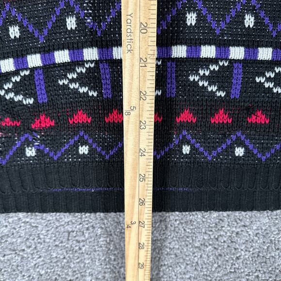 Vtg In Resource By Doris Skis Sweater Womens M Multicolor Fair Isle Halloween - Picture 8 of 14